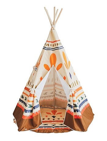Tente Tipi Ambiance colorée en coton