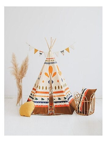 Tente Tipi Ambiance colorée en coton