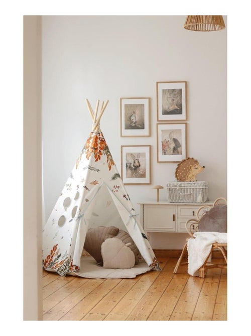 Tente Tipi Amis de la forêt en coton - Kiabi