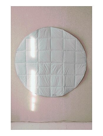 Tente Tipi avec guirlande et tapis Mint Love en coton clair