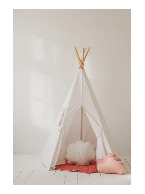 Tente Tipi avec tapis en lin - Kiabi