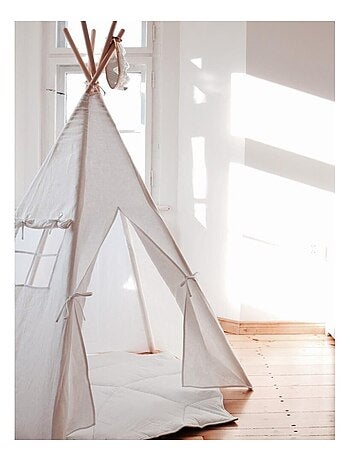 Tente Tipi avec tapis en lin