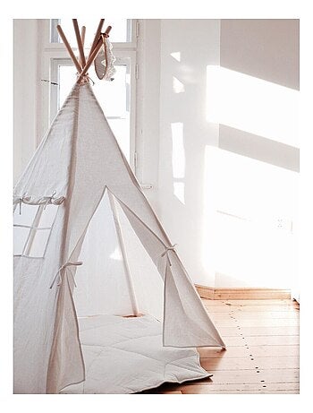 Tente Tipi avec tapis en lin