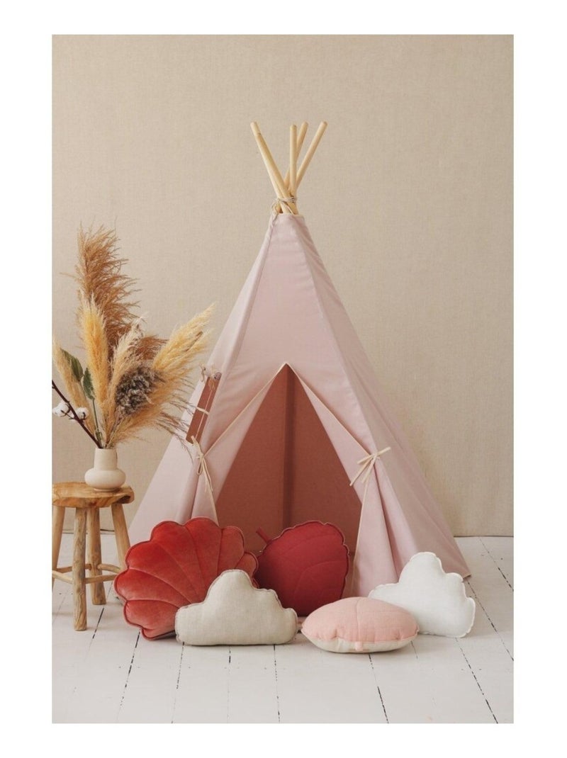 Tente Tipi avec tapis et en coton Rose - Kiabi