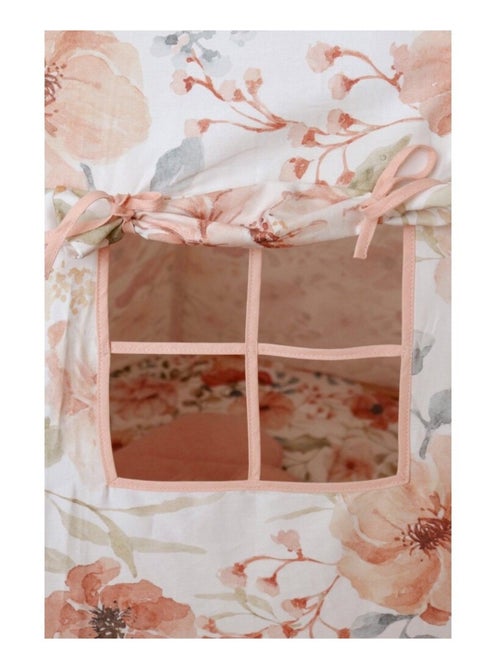 Tente Tipi avec tapis Flower power en coton - Kiabi