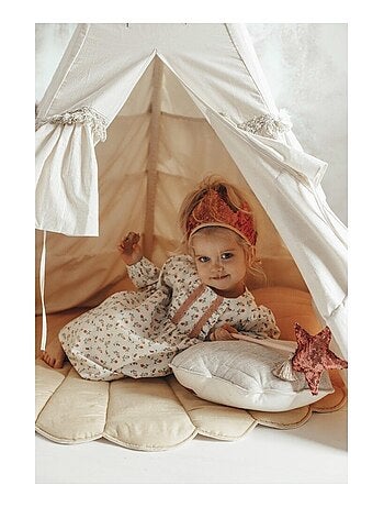 Tente Tipi avec tapis Honey en coton