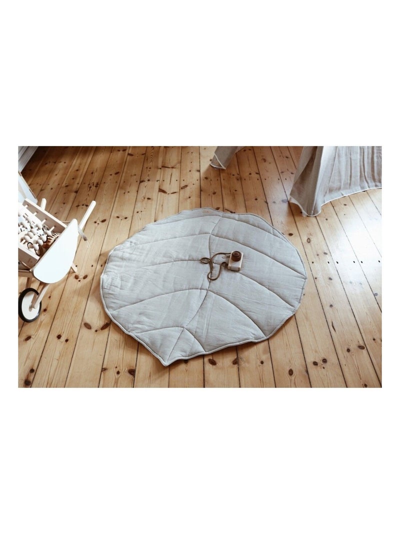 Tente Tipi avec tapis Natural Linen en lin Beige - Kiabi
