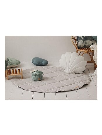 Tente Tipi avec tapis Pigeon en lin