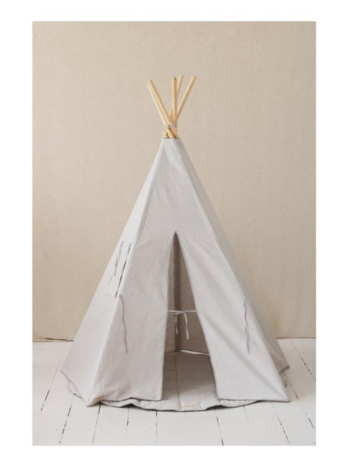 Tente Tipi avec tapis Pigeon en lin - Kiabi
