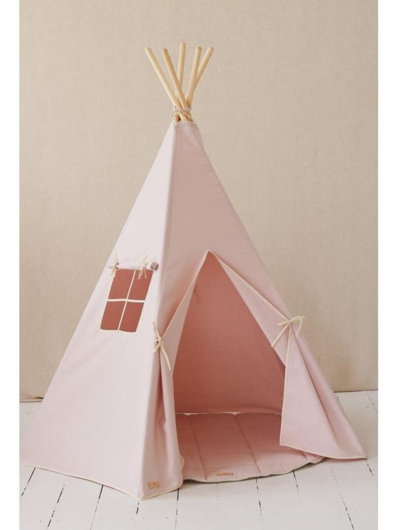 Tente Tipi Avec Tapis Rose Et Beige Moi Mili N A Kiabi