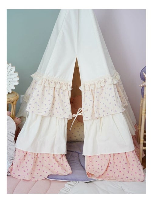Tente Tipi avec volants en coton - Kiabi
