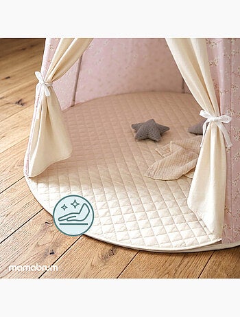Tente tipi château de jeu enfant 113x155 cm led mamabrum