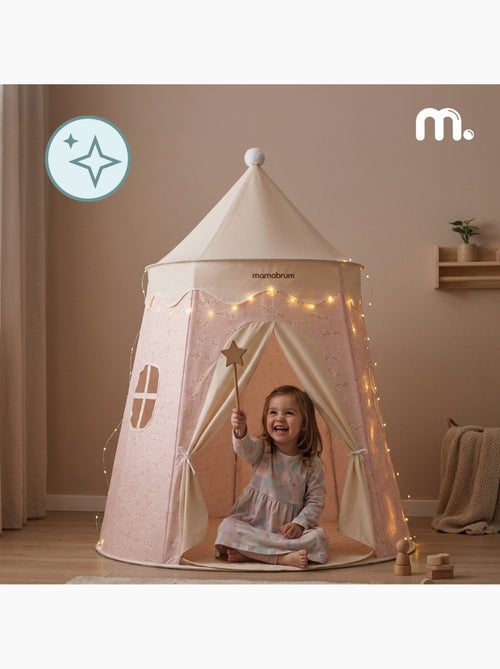 Tente tipi château de jeu enfant 113x155 cm led mamabrum - Kiabi Tente tipi château de jeu enfant 113x155 cm led mamabrum - Kiabi