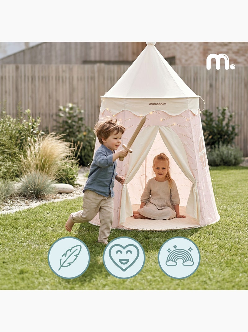 Tente tipi château de jeu enfant 113x155 cm led mamabrum N/A - Kiabi