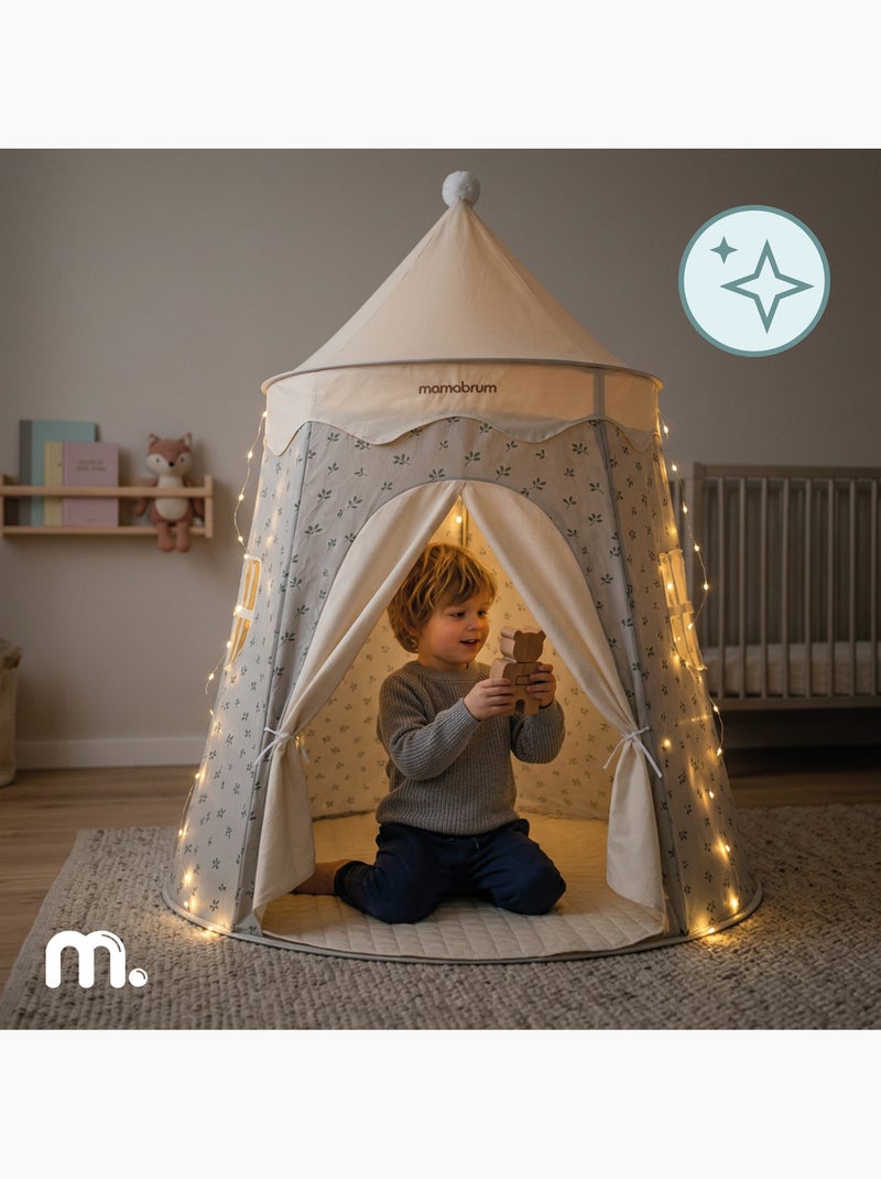 Tente tipi château de jeu enfant avec led mamabrum N/A - Kiabi