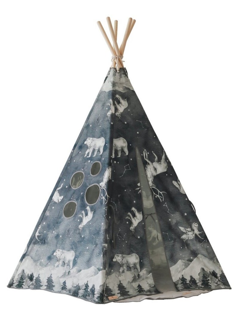Tente Tipi Ciel étoilé en coton Bleu - Kiabi