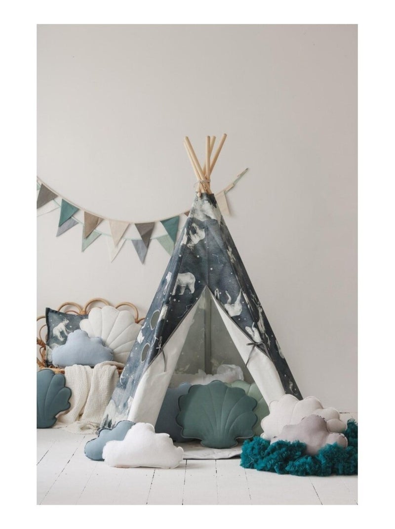 Tente Tipi Ciel étoilé en coton Bleu - Kiabi