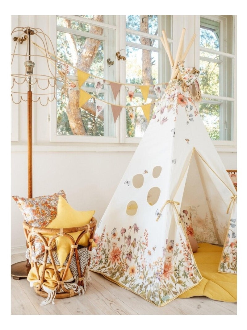 Tente Tipi en coton Blanc - Kiabi