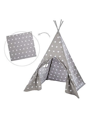 Tente tipi étoilée + sac de transport 'Little Stars' - ROBA