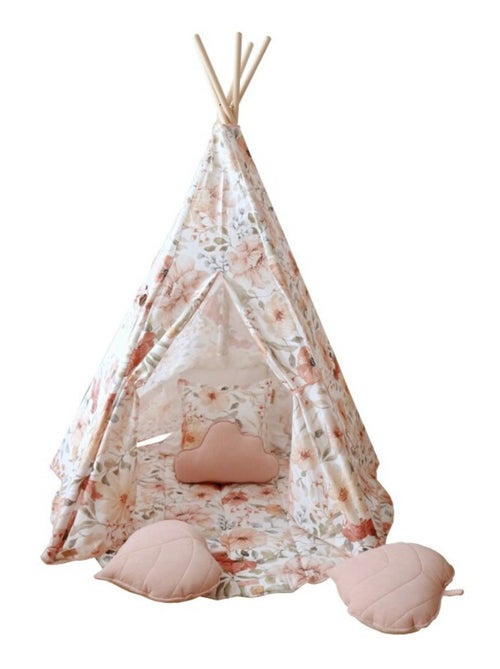 Tente Tipi Fleurs en coton - Kiabi