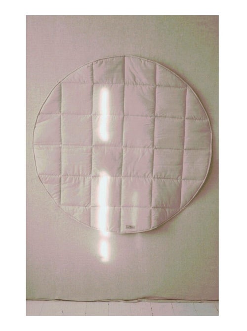 Tente Tipi Fluffy Pompoms avec tapis  en coton - Kiabi