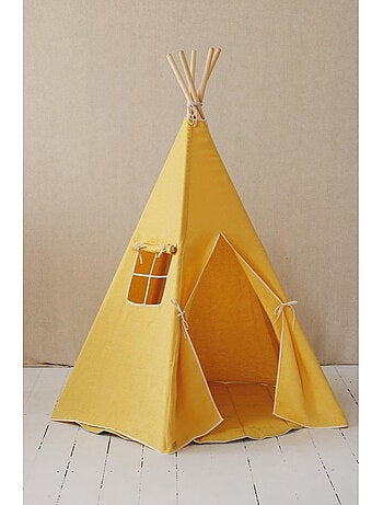Tente Tipi Jaune Miel Jaune