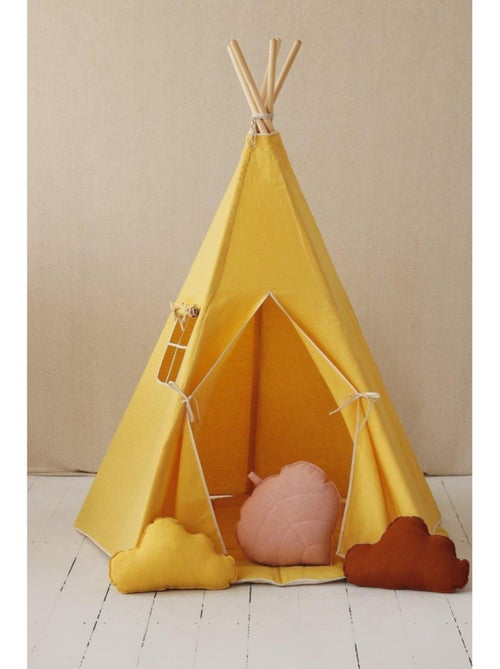 Tente Tipi Jaune Miel Jaune - Kiabi
