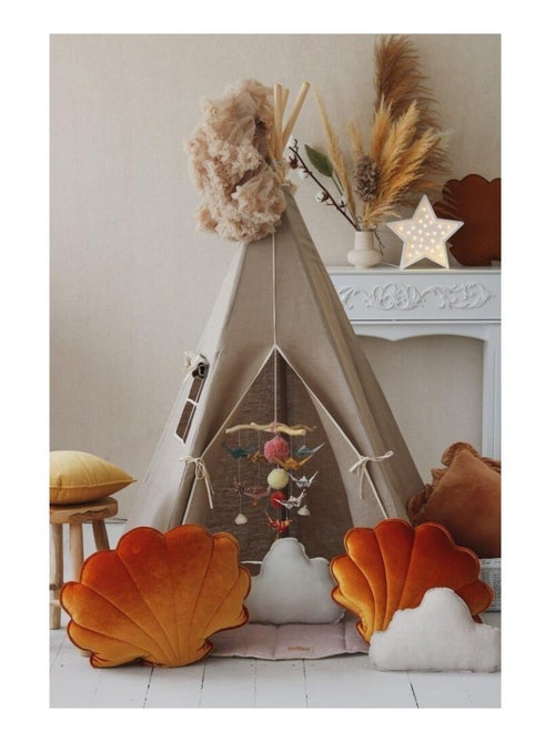 Tente Tipi Lin Naturel en coton - Kiabi