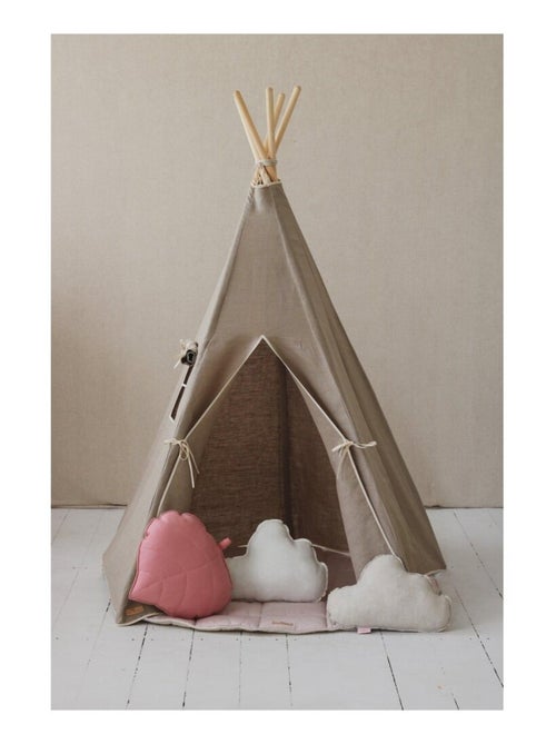 Tente Tipi Lin Naturel en coton - Kiabi