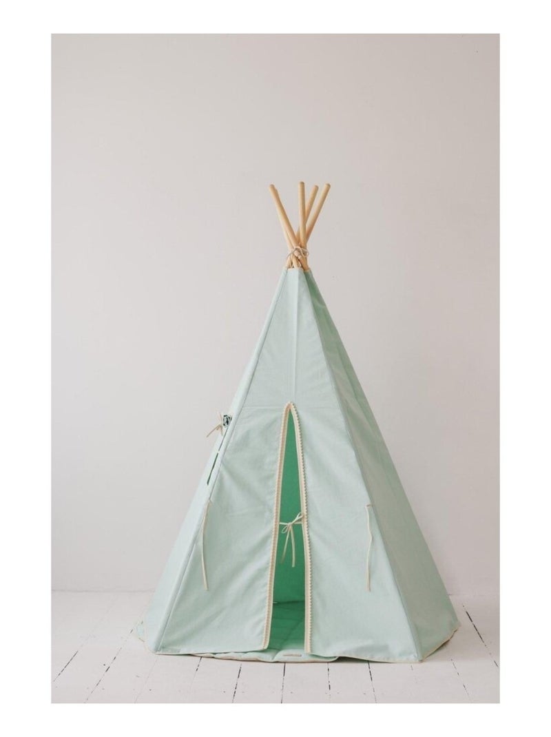 Tente Tipi Menthe en coton Vert - Kiabi