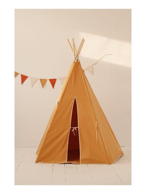 Tente Tipi Ochre en coton - Kiabi