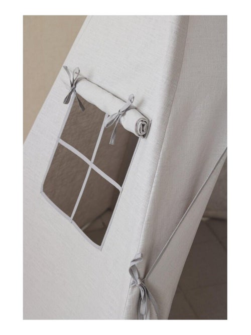 Tente Tipi Pigeon Lin Naturel en coton - Kiabi