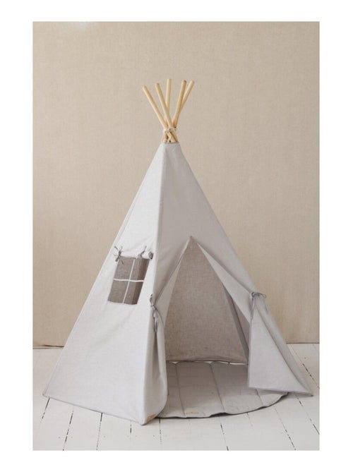 Tente Tipi Pigeon Lin Naturel en coton - Kiabi