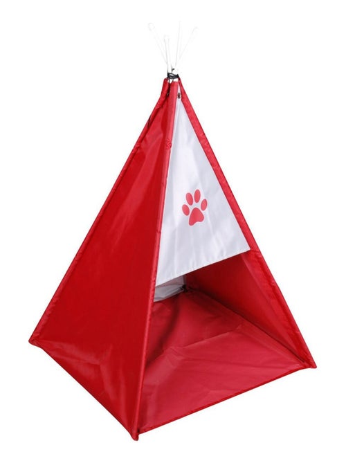 Tente tipi pour chien avec coussin amovible - Kiabi