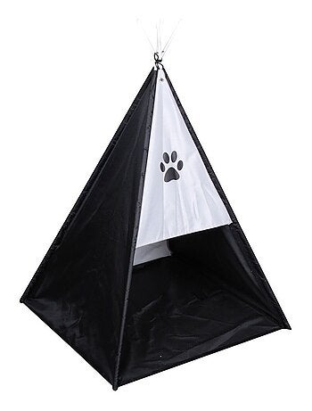 Tente tipi pour chien petit modèle avec coussin