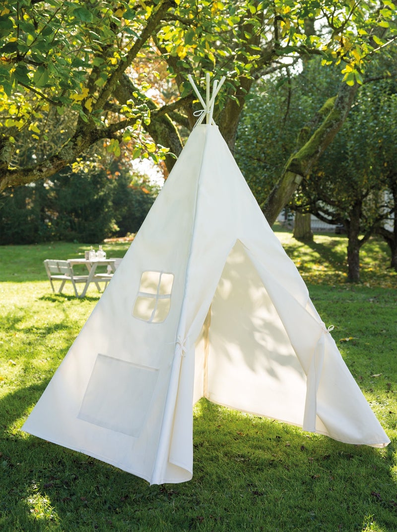 Tente tipi + sac de transport - ROBA Blanc cassé - Kiabi