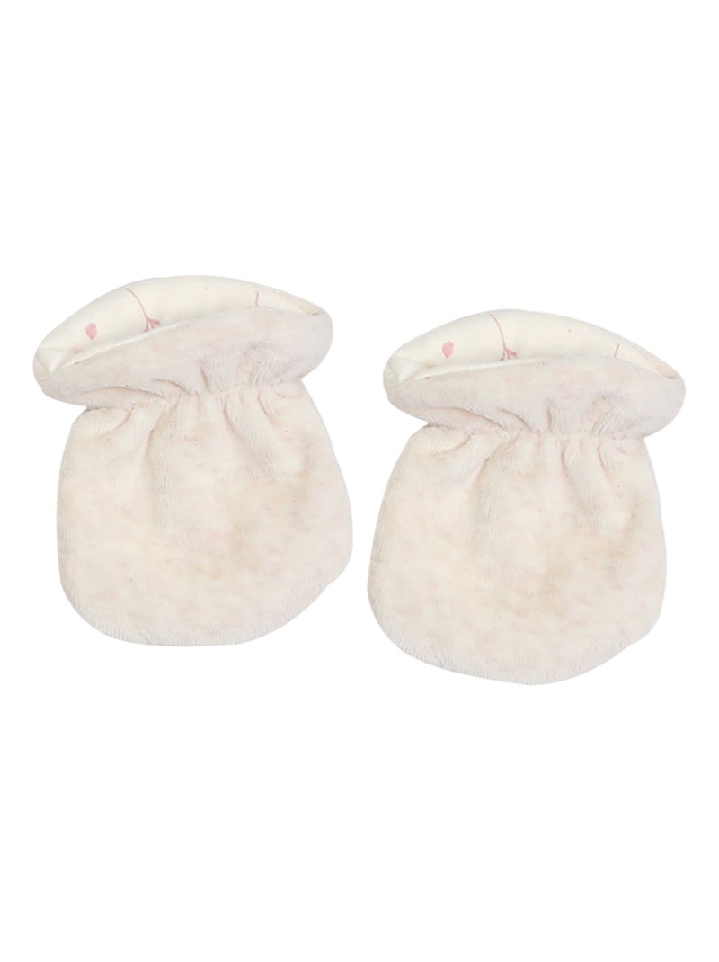 Tenue de naissance pour bébé - Fleurs Ecru - Kiabi