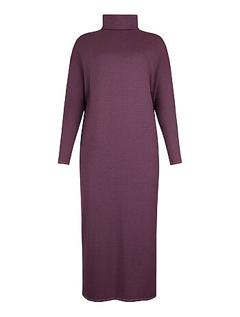 Tenue détente chemise de nuit manches longues col montant Olena