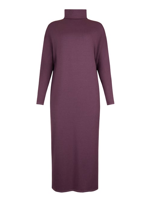 Tenue détente chemise de nuit manches longues col montant Olena - Kiabi