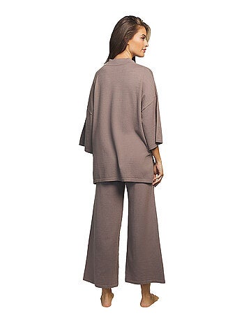 Tenue détente et intérieur pyjama pantacourt tunique Tricot