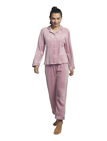 Tenue détente et intérieur pyjama pantalon chemise Polar Soft
