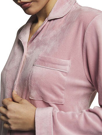 Tenue détente et intérieur pyjama pantalon chemise Polar Soft