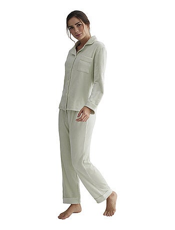 Tenue détente et intérieur pyjama pantalon chemise Polar Soft