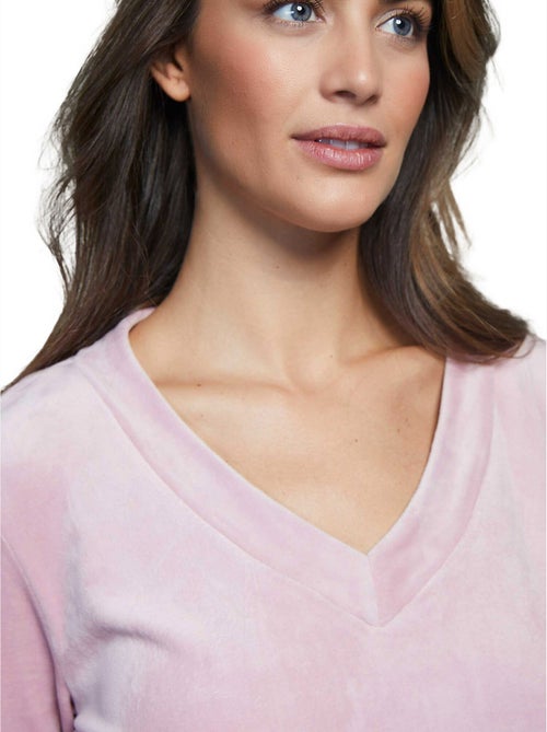Tenue détente et intérieur pyjama pantalon haut Polar Soft - Kiabi Tenue détente et intérieur pyjama pantalon haut Polar Soft - Kiabi