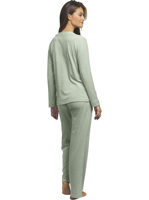 Tenue détente et intérieur pyjama pantalon haut Polar Soft - Kiabi Tenue détente et intérieur pyjama pantalon haut Polar Soft - Kiabi