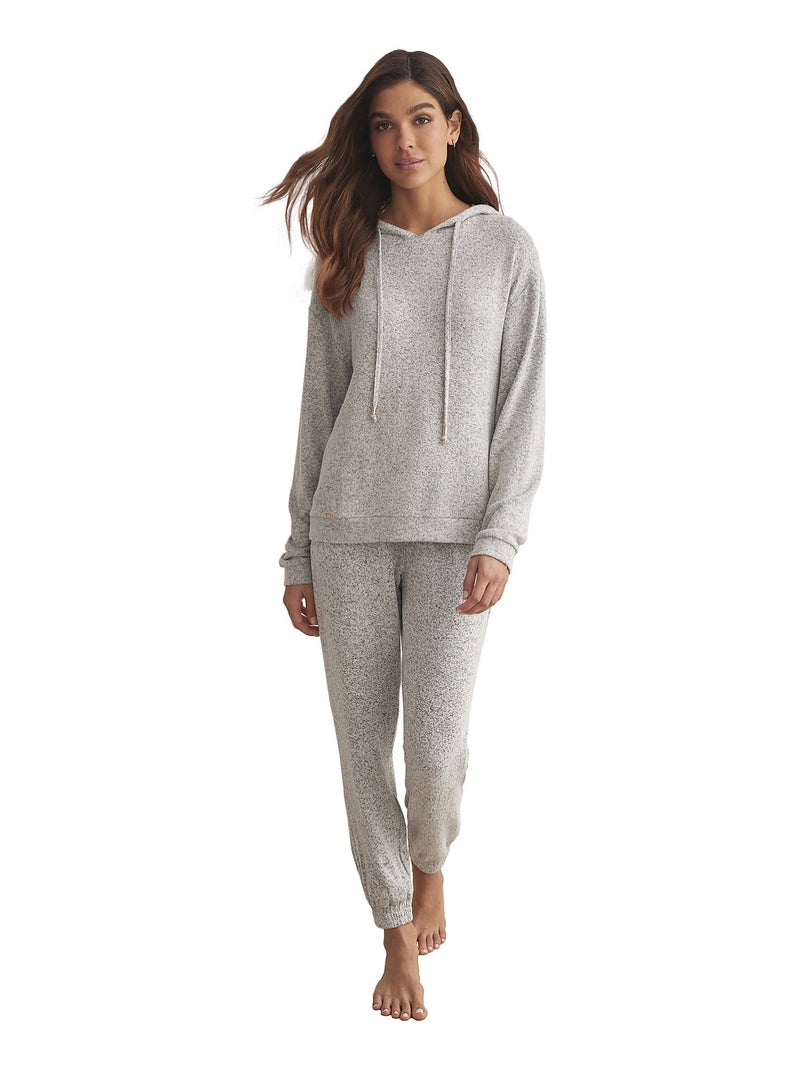 Tenue détente et intérieur pyjama pantalon sweat capuche BASIC P82 Gris - Kiabi