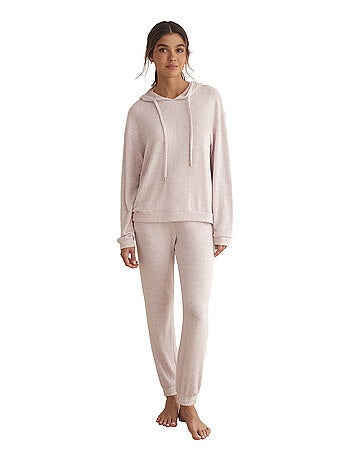 Tenue détente et intérieur pyjama pantalon sweat capuche BASIC P82