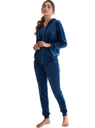 Tenue détente et intérieur pyjama pantalon sweat capuche Sport