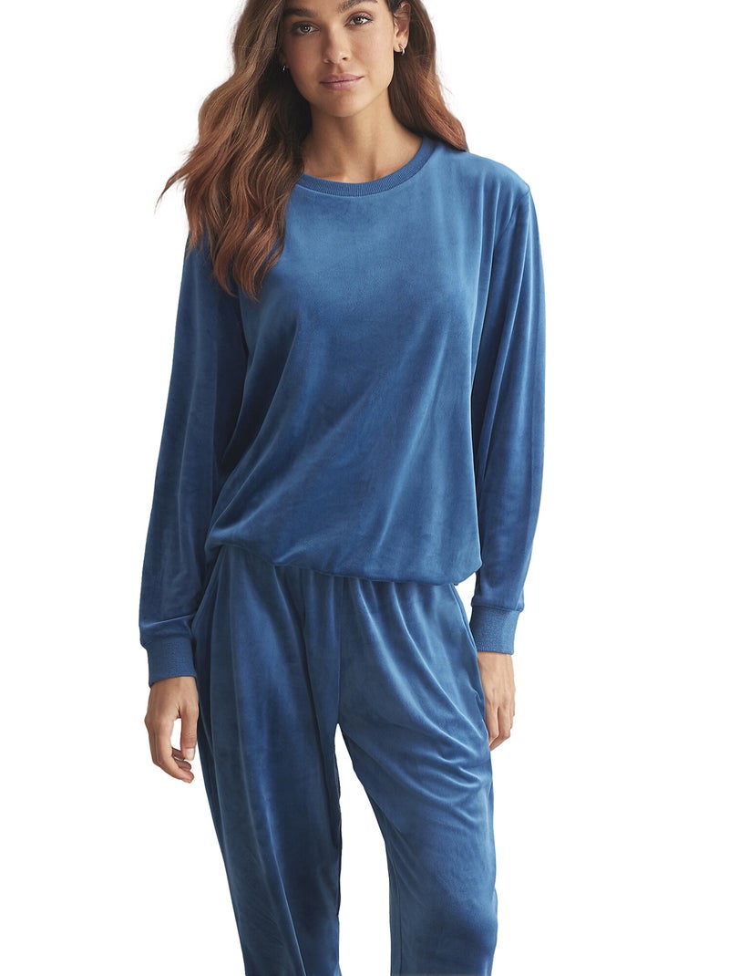 Tenue détente et intérieur pyjama pantalon top SPORTP90 Bleu - Kiabi