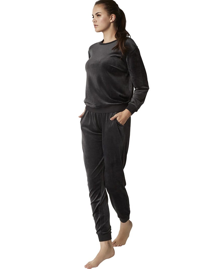Tenue détente et intérieur pyjama pantalon top SPORTP90 Gris - Kiabi